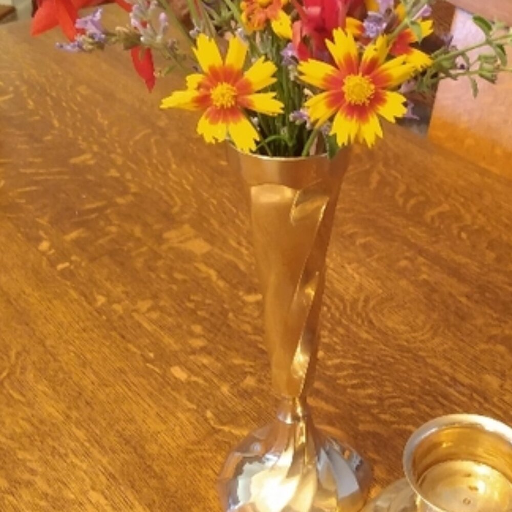 Vintage Brass Vase
